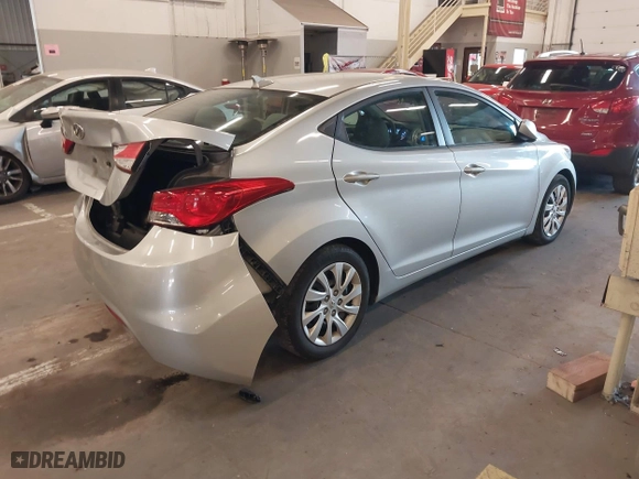 2013 Hyundai Elantra GLS with VIN 5NPDH4AE9DH211671, listed as a IAAI auction lot 41419778 with 158,932 mi miles. Bid and sale history available at carsss.com. Image 4.