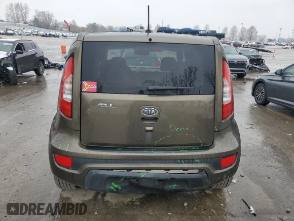 2012 Kia Soul + with VIN KNDJT2A63C7480654, listed as a Copart auction lot 45146655 with 14,293 mi miles and Salvage Title. Bid and sale history available at carsss.com. Image 6.