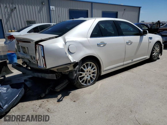 2008 Cadillac STS RWD w/1SB with VIN 1G6DW67V480108608, listed as a Copart auction lot 48494684 with Not Provided miles and Salvage Title. Bid and sale history available at carsss.com. Image 3.