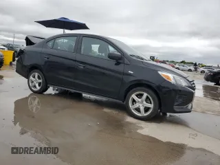 2022 Mitsubishi Mirage ES with VIN ML32FUFJ2NHF06863, listed as a Copart auction lot 55861615 with 29,514 mi miles and Salvage title. Bid and sale history available at DreamBid. Image 4.