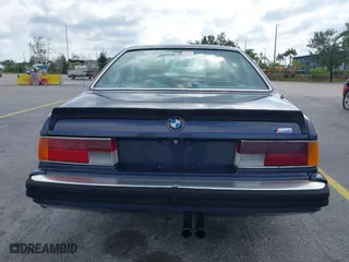 1986 BMW 6 Series 635CSi with VIN WBAEC840XG0613529, listed as a IAAI auction lot 42060435 with 1 mi miles. Bid and sale history available at carsss.com. Image 15.