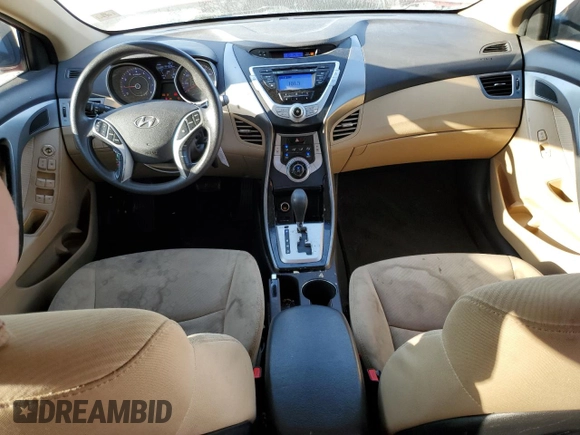 2012 Hyundai Elantra GLS z VIN KMHDH4AE6CU468500, wystawiony jako Copart lot #58522235 z przebiegiem 144 226 mil mil oraz Szkoda całkowita • Salvage title. Historia ofert i sprzedaży dostępna na DreamBid. Obrazek 8.
