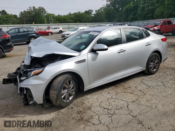 2020 Kia Optima LX with VIN 5XXGT4L36LG414714, listed as a Copart auction lot 56695625 with 111,654 mi miles and Salvage title. Bid and sale history available at DreamBid. Image 1.