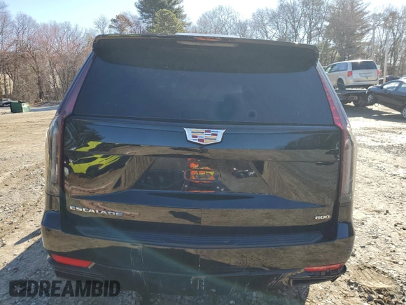 2023 Cadillac Escalade 4WD Sport with VIN 1GYS4EKL2PR512828, listed as a Copart auction lot 51088245 with 25,174 mi miles and Clean title. Bid and sale history available at DreamBid. Image 6.