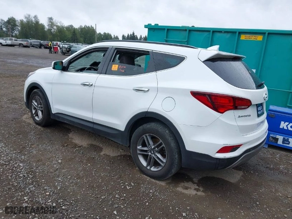 2017 Hyundai Santa Fe Sport 2.4L with VIN 5XYZU3LB7HG430883, listed as a IAAI auction lot 39966792 with 73,816 mi miles. Bid and sale history available at carsss.com. Image 3.