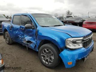 2022 Ford Maverick XL with VIN 3FTTW8E35NRA18742, listed as a Copart auction lot 54380395 with 49,026 mi miles and Salvage Title. Bid and sale history available at carsss.com. Image 4.