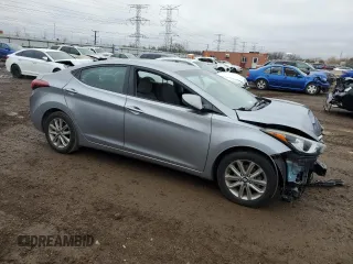 2015 Hyundai Elantra SE z VIN 5NPDH4AE1FH637664, wystawiony jako Copart lot #80329264 z przebiegiem 123 641 mil mil oraz Szkoda całkowita • Salvage title. Historia ofert i sprzedaży dostępna na DreamBid. Obrazek 4.