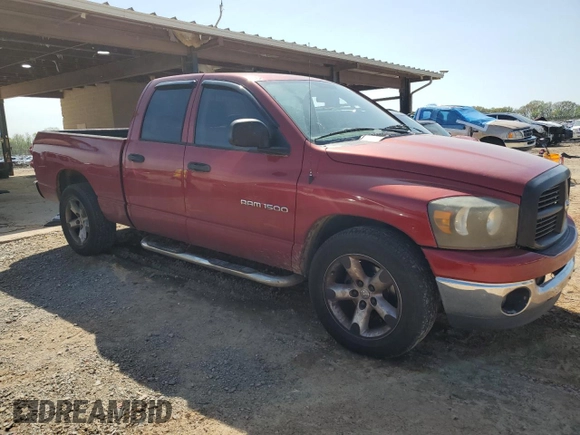 2007 Dodge 1500 SLT with VIN 1D7HA18P07S204969, listed as a Copart auction lot 51480485 with 222,376 mi miles and Salvage Title. Bid and sale history available at DreamBid. Image 4.