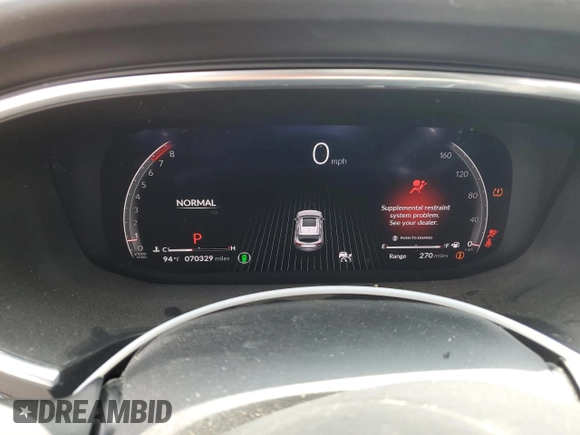 2023 Acura MDX w/A-Spec Package with VIN 5J8YE1H02PL040024, listed as a Copart auction lot 49698835 with 70,329 mi miles and Salvage Title. Bid and sale history available at carsss.com. Image 9.