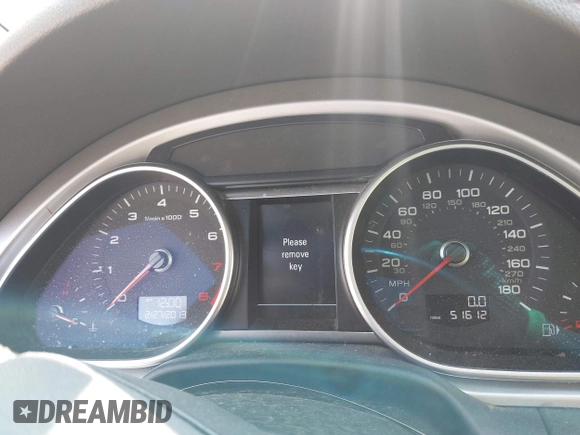 2014 Audi Q7 S line Prestige with VIN WA1DGAFE2ED015034, listed as a IAAI auction lot 42443990 with 51,612 mi miles and . Bid and sale history available at DreamBid. Image 7.