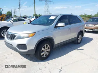 2012 Kia Sorento LX with VIN 5XYKT3A19CG292660, listed as a IAAI auction lot 41920369 with 157,469 mi miles. Bid and sale history available at carsss.com. Image 2.