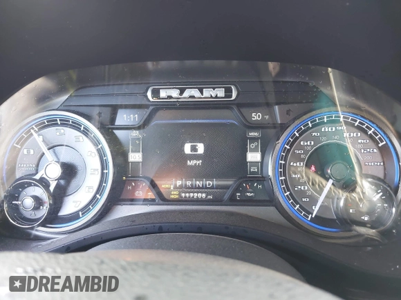 2020 Ram 1500 Limited with VIN 1C6SRFHT0LN146123, listed as a IAAI auction lot 41407810 with 117,206 mi miles and . Bid and sale history available at DreamBid. Image 7.