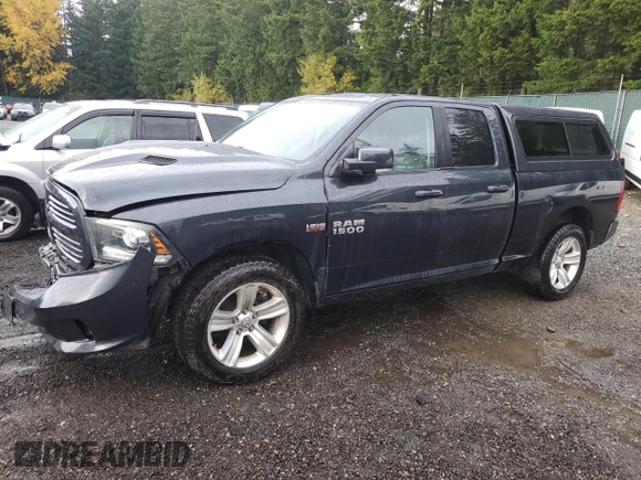 2013 Ram 1500 Sport with VIN 1C6RR7HT7DS676712, listed as a Copart auction lot 77384224 with 147,928 mi miles and Salvage title. Bid and sale history available at DreamBid. Image 1.