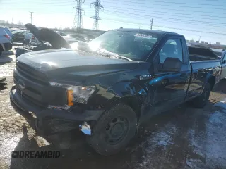 2019 Ford F-150 XL with VIN 1FTMF1CB2KKD36405, listed as a Copart auction lot 45341205 with 71,596 mi miles and Salvage title. Bid and sale history available at DreamBid. Image 1.