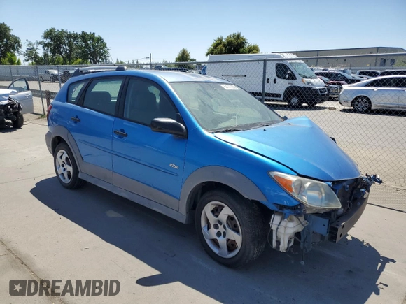 2008 Pontiac Vibe with VIN 5Y2SL65888Z407217, listed as a Copart auction lot 54777265 with 0 mi miles and Clean Title. Bid and sale history available at carsss.com. Image 4.