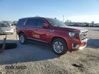 2022 GMC Yukon SLT with VIN 1GKS2BKD2NR236476, listed as a Copart auction lot 87823475 with 72,934 mi miles and Salvage Title. Bid and sale history available at carsss.com. Image 4.