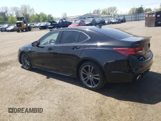 2019 Acura TLX w/A-Spec Pkg with VIN 19UUB1F68KA004325, listed as a Copart auction lot 54811755 with 90,070 mi miles and Salvage Title. Bid and sale history available at DreamBid. Image 2.