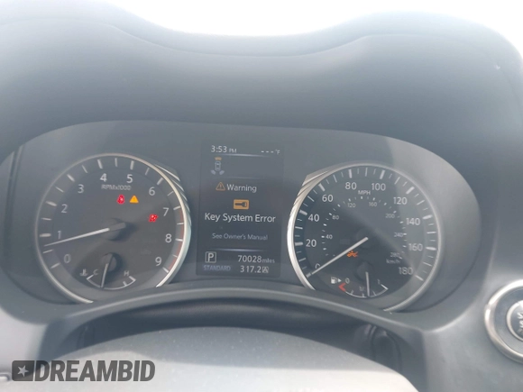 2018 Infiniti Q50 Red Sport 400 with VIN JN1FV7AR2JM481061, listed as a IAAI auction lot 42362510 with 70,028 mi miles and . Bid and sale history available at DreamBid. Image 7.