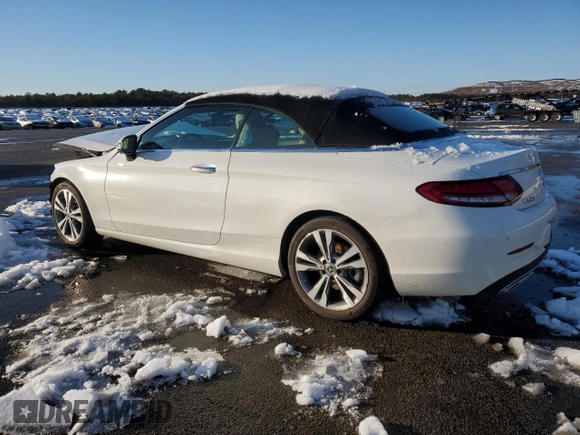 2020 Mercedes-Benz C 300 with VIN W1KWK8EB9LF983961, listed as a Copart auction lot 44420665 with 21,421 mi miles and Salvage Title. Bid and sale history available at DreamBid. Image 2.