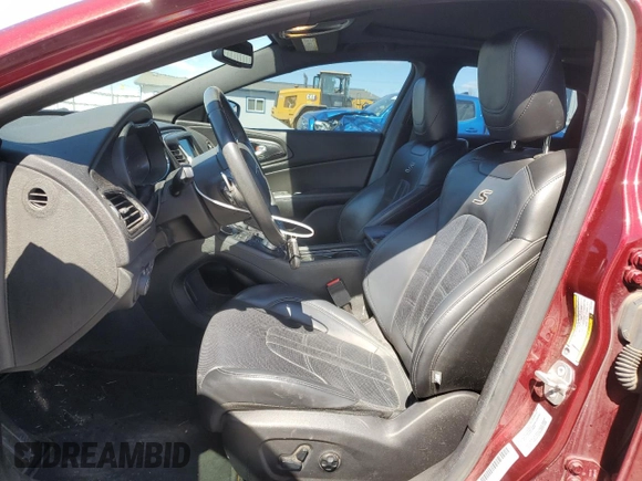 2015 Chrysler 200 S with VIN 1C3CCCBG1FN757019, listed as a Copart auction lot 53705525 with 91,026 mi miles and Salvage Title. Bid and sale history available at carsss.com. Image 7.