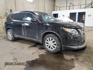 2014 Nissan Rogue S with VIN 5N1AT2MV5EC856022, listed as a Copart auction lot 44601055 with 95,637 mi miles and Salvage Title. Bid and sale history available at carsss.com. Image 4.