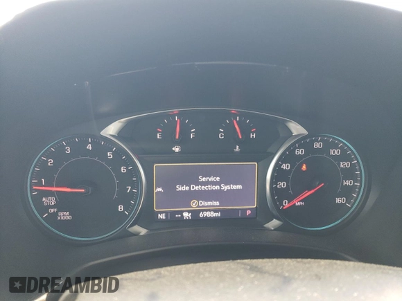 2023 Chevrolet Equinox RS with VIN 3GNAXWEGXPL177975, listed as a Copart auction lot 60112965 with 6,988 mi miles and Salvage title. Bid and sale history available at DreamBid. Image 9.