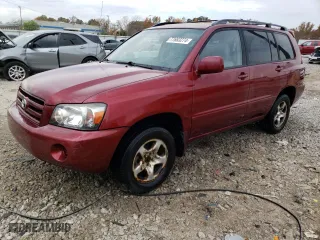2005 Toyota Highlander with VIN JTEHD21A250034194, listed as a Copart auction lot 77683274 with 187,771 mi miles and Non Repairable. Bid and sale history available at carsss.com. Image 1.