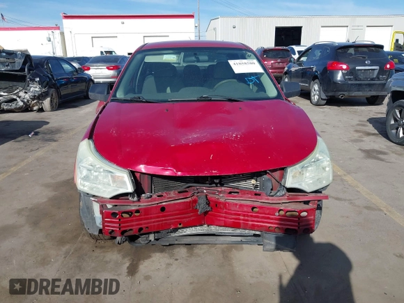 2011 Ford Focus S with VIN 1FAHP3EN9BW150196, listed as a IAAI auction lot 41858580 with 169,637 mi miles. Bid and sale history available at carsss.com. Image 13.