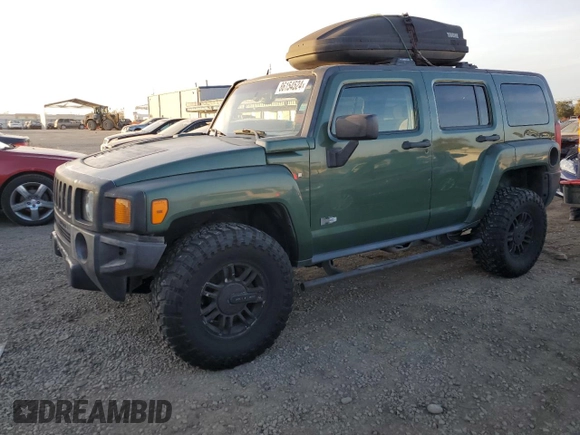 2006 Hummer H3 with VIN 5GTDN136468273891, listed as a Copart auction lot 86154524 with 177,495 mi miles and Salvage Title. Bid and sale history available at carsss.com. Image 1.