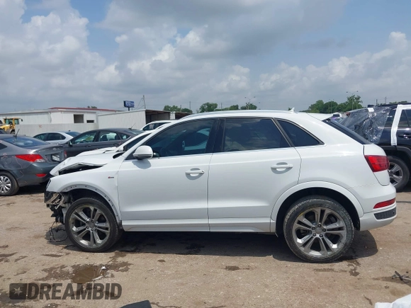 2016 Audi Q3 Prestige with VIN WA1GFCFS1GR024881, listed as a IAAI auction lot 42123876 with 107,742 mi miles and . Bid and sale history available at DreamBid. Image 14.
