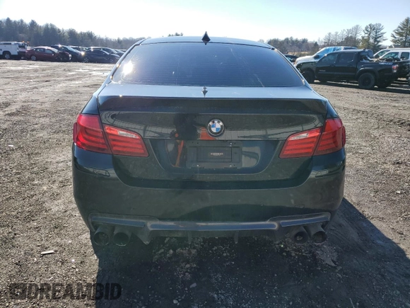 2013 BMW 5 Series 550i xDrive with VIN WBAFU9C59DDY72036, listed as a Copart auction lot 45280555 with 145,588 mi miles and Salvage Title. Bid and sale history available at carsss.com. Image 6.