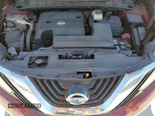 2017 Nissan Murano Platinum with VIN 5N1AZ2MG0HN124034, listed as a Copart auction lot 48555315 with 105,538 mi miles and Non Repairable. Bid and sale history available at DreamBid. Image 12.