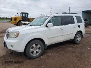 2011 Honda Pilot EX-L z VIN 5FNYF4H5XBB049932, wystawiony jako Copart lot #59227445 z przebiegiem 217 840 mil mil oraz Czysty tytuł • Clean title. Historia ofert i sprzedaży dostępna na DreamBid. Obrazek 1.