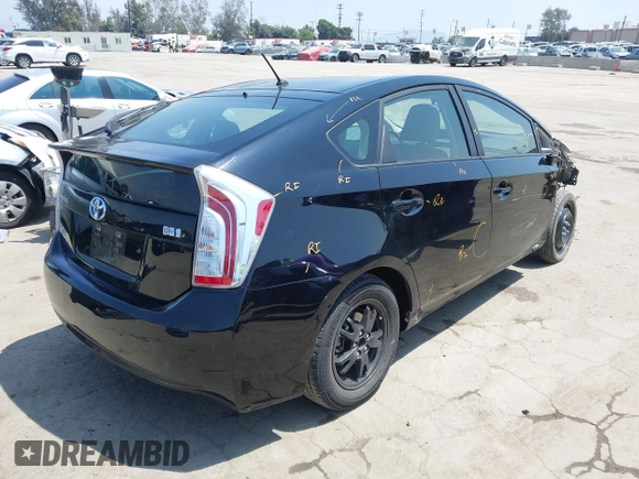 2014 Toyota Prius Four with VIN JTDKN3DUXE1738737, listed as a IAAI auction lot 42159877 with 47,221 mi miles. Bid and sale history available at carsss.com. Image 4.