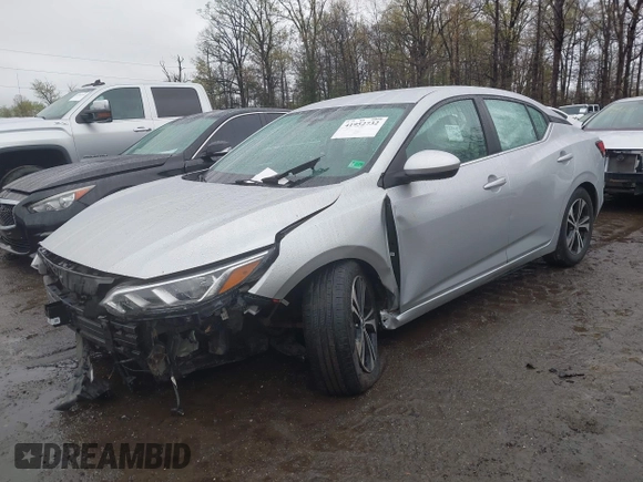 2021 Nissan Sentra SV z VIN 3N1AB8CV5MY238123, wystawiony jako IAAI lot #41952732 z przebiegiem 89 502 mil mil oraz . Historia ofert i sprzedaży dostępna na DreamBid. Obrazek 2.