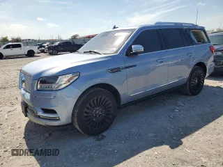 2020 Lincoln Navigator Black Label with VIN 5LMJJ2TT8LEL01327, listed as a Copart auction lot 53777725 with 56,182 mi miles and Salvage title. Bid and sale history available at DreamBid. Image 1.