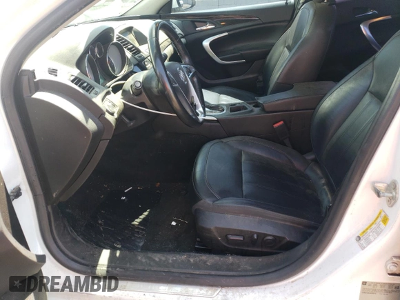 2012 Buick Regal Premium 1 with VIN 2G4GS5EK2C9205762, listed as a Copart auction lot 58182365 with 148,064 mi miles and Salvage title. Bid and sale history available at DreamBid. Image 7.