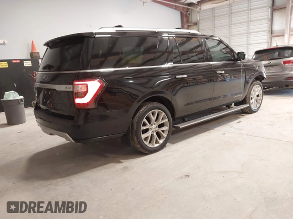 2018 Ford Expedition Max Platinum with VIN 1FMJK1MT4JEA61473, listed as a IAAI auction lot 41418029 with 163,347 mi miles and . Bid and sale history available at DreamBid. Image 4.