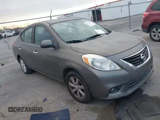 2012 Nissan Versa SL with VIN 3N1CN7AP2CL814602, listed as a IAAI auction lot 41683581 with 160,891 mi miles. Bid and sale history available at carsss.com. Image 1.