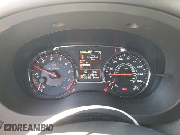2019 Subaru WRX STI with VIN JF1VA2R64K9822438, listed as a Copart auction lot 48724355 with 58,218 mi miles and Salvage Title. Bid and sale history available at carsss.com. Image 9.