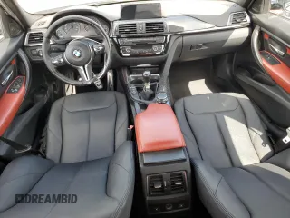 2016 BMW M3 with VIN WBS8M9C50G5D31446, listed as a Copart auction lot 61008545 with 93,040 mi miles and Salvage title. Bid and sale history available at DreamBid. Image 8.