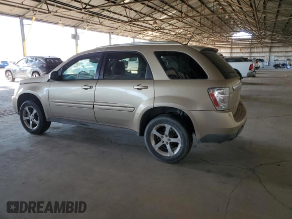2007 Chevrolet Equinox LT z VIN 2CNDL63F276083665, wystawiony jako Copart lot #57485075 z przebiegiem 125 143 mil mil oraz Czysty tytuł • Clean title. Historia ofert i sprzedaży dostępna na DreamBid. Obrazek 2.