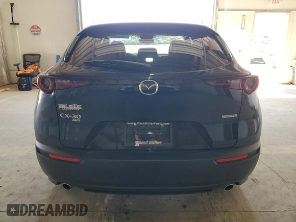 2025 Mazda CX-30 2.5 S Select Sport with VIN 3MVDMBBM7SM783821, listed as a Copart auction lot 49603585 with 1,369 mi miles and Salvage Title. Bid and sale history available at carsss.com. Image 6.