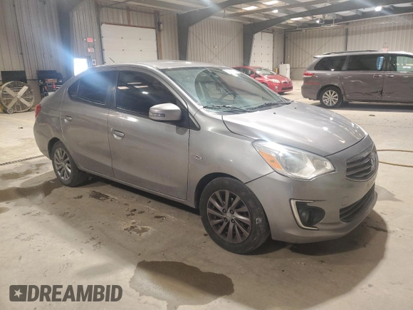 2017 Mitsubishi Mirage SE with VIN ML32F4FJ0HHF20197, listed as a Copart auction lot 53806815 with 125,063 mi miles and Clean title. Bid and sale history available at DreamBid. Image 4.
