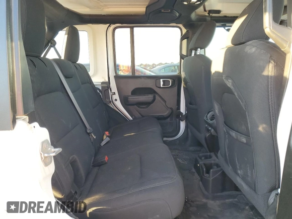 2022 Jeep Wrangler Unlimited Willys Sport with VIN 1C4HJXDM7NW145806, listed as a Copart auction lot 46851705 with 28,357 mi miles and Salvage Title. Bid and sale history available at DreamBid. Image 11.