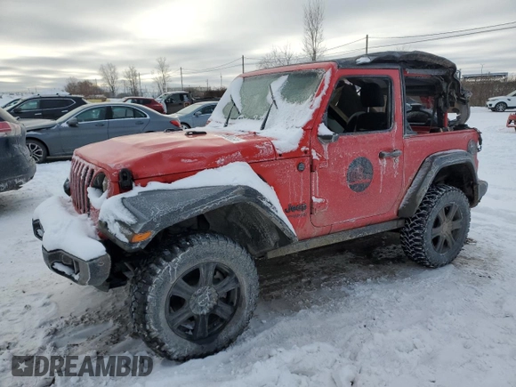 2018 Jeep Wrangler Sport with VIN 1C4GJXAG8JW167544, listed as a Copart auction lot 87440684 with 139,214 mi miles and Salvage Title. Bid and sale history available at carsss.com. Image 1.