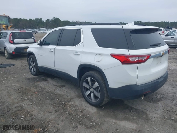 2021 Chevrolet Traverse LT Leather with VIN 1GNERHKWXMJ218336, listed as a IAAI auction lot 41509560 with 103,372 mi miles. Bid and sale history available at carsss.com. Image 3.