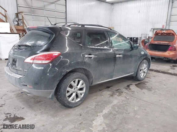 2011 Nissan Murano SV with VIN JN8AZ1MW8BW170335, listed as a IAAI auction lot 41556605 with 179,379 mi miles. Bid and sale history available at carsss.com. Image 4.