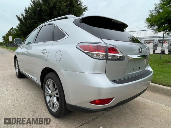2013 Lexus RX 450h with VIN JTJBC1BA7D2054558, listed as a Copart auction lot 60864555 with 155,235 mi miles and Clean title. Bid and sale history available at DreamBid. Image 3.