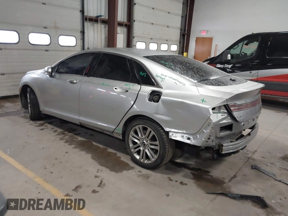 2014 Lincoln MKZ with VIN 3LN6L2GK5ER808254, listed as a IAAI auction lot 41564328 with 107,019 mi miles. Bid and sale history available at carsss.com. Image 3.